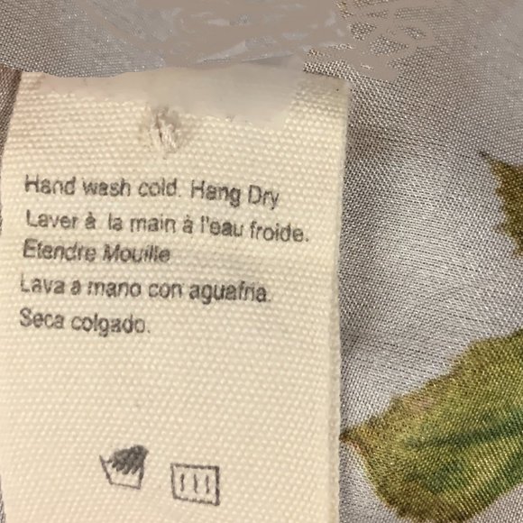 Johnny Was Floral Sheer Silk Tunic Blouse - Picture 9 of 9